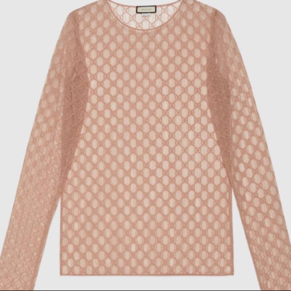 GUCCI TULLE TOP.